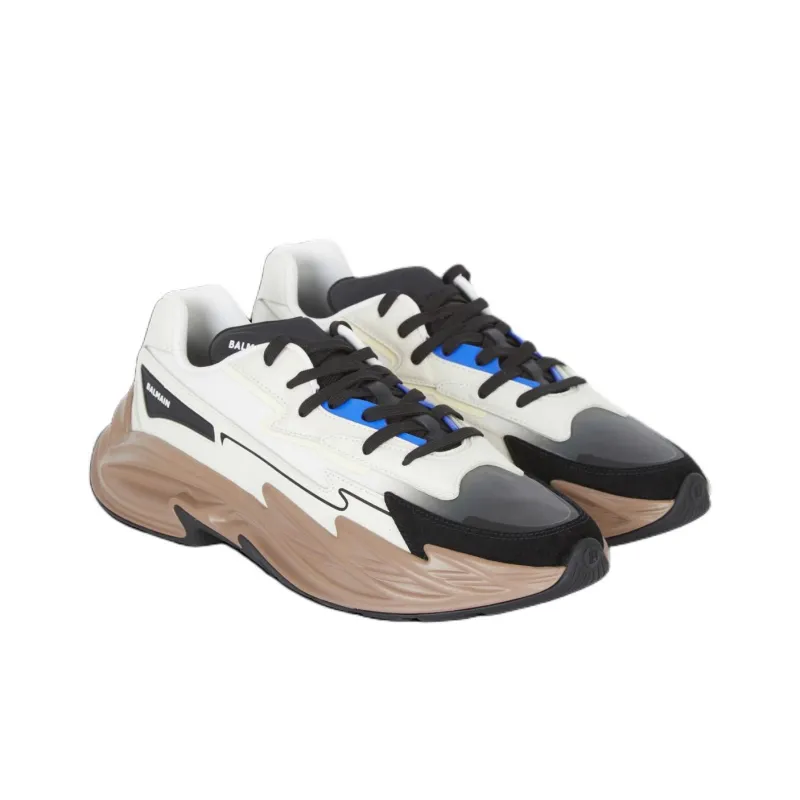 BALMAIN B-DR4G0N Panelled Sneakers-1