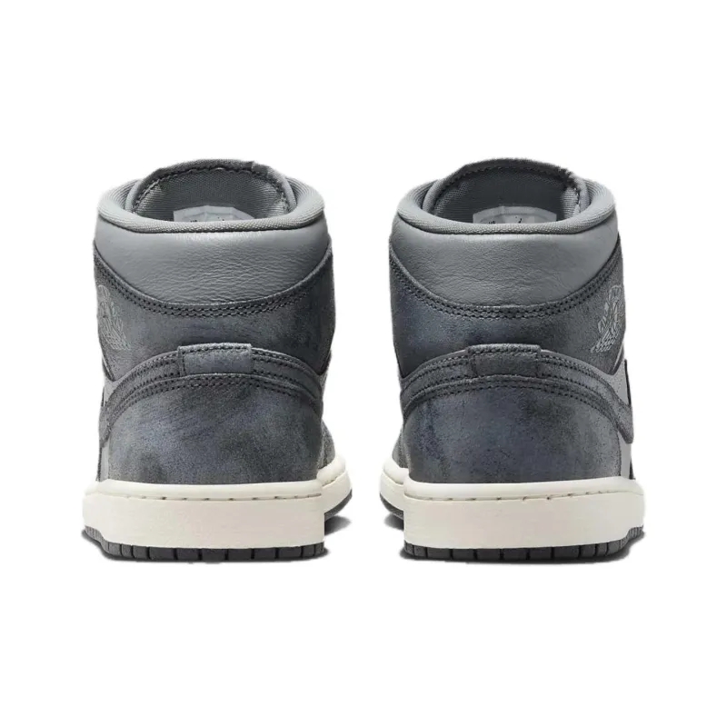 Jordan 1 Mid Distressed Smoke Grey Women's-4