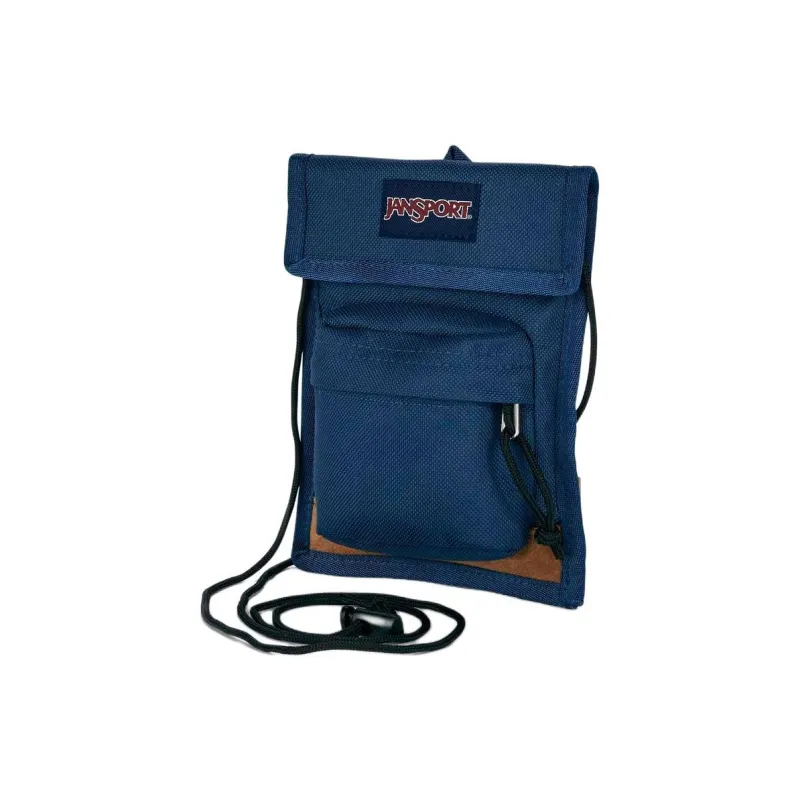 JanSport Suede Shoulder Bag Crossbody Bag Small Size Men's Marine Blue-2