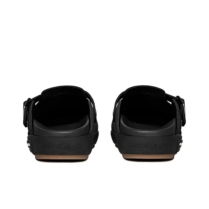ARTICLE NO. Wrap toe Slippers Unisex Black-3
