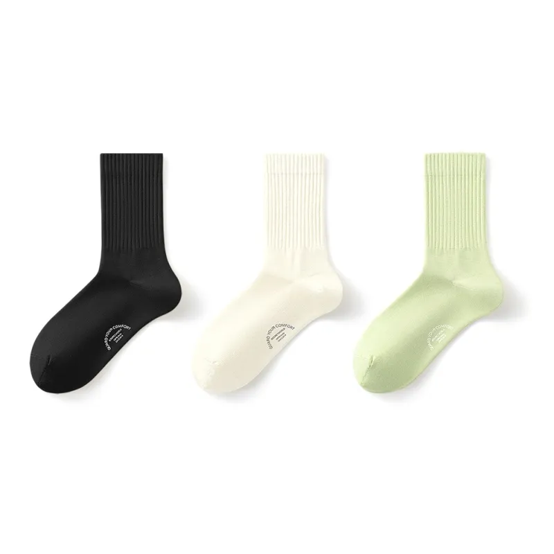 SecretWorld Mid Calf Socks Women's Combo Set-4
