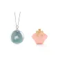 Blue Water Peaceful Buckle Necklace+Heartbeat Box