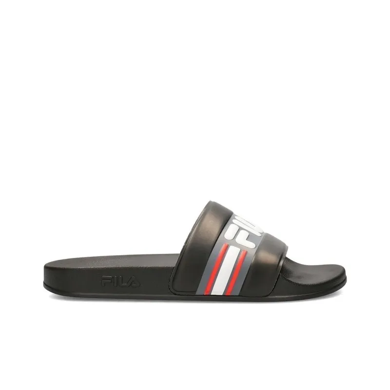 FILA Slide Slippers Men's Black Red-1