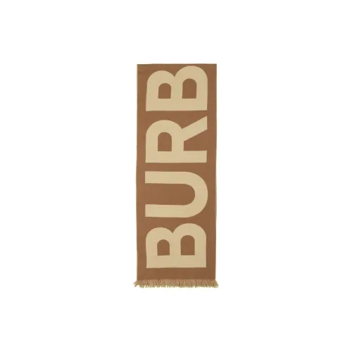 Burberry logo wool jacquard scarf