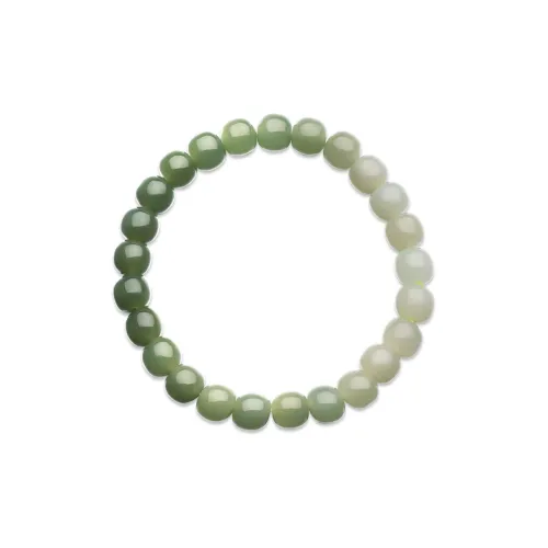 LAOMIAO Hetian Jade Bracelets Unisex Green Jade