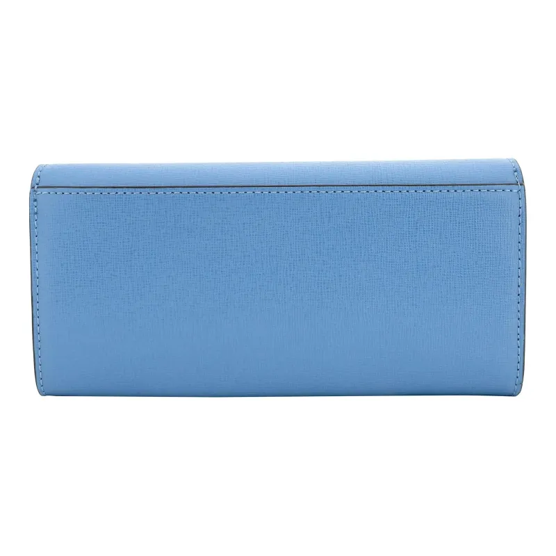 Furla Babylon Leather Wallet Women's Blue-1