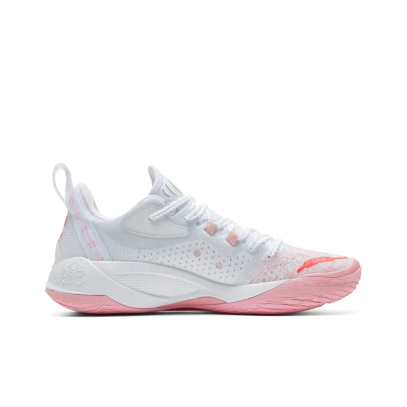 PEAK Sonic Boom 3.0 Basketball Shoes Men Low Top Pink White-1
