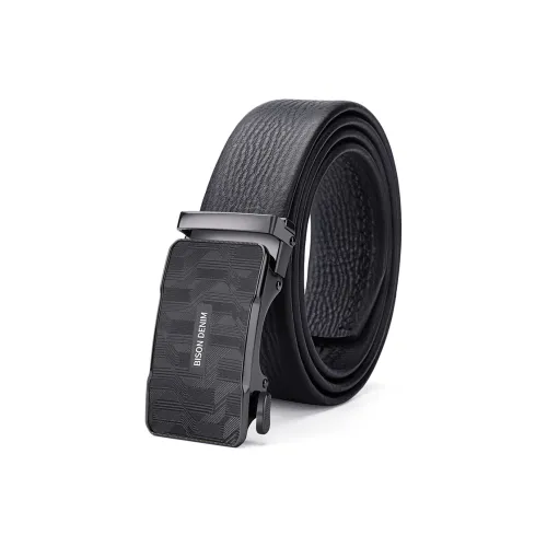 BISON DENIM Leather Belts Men