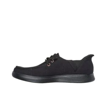 Skechers Cushioned Slip Resistant Breathable Low Top Casual Shoes Women's Black