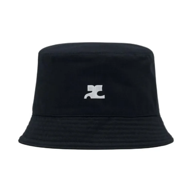 COURREGES Logo Embroidered Bucket Hat-0