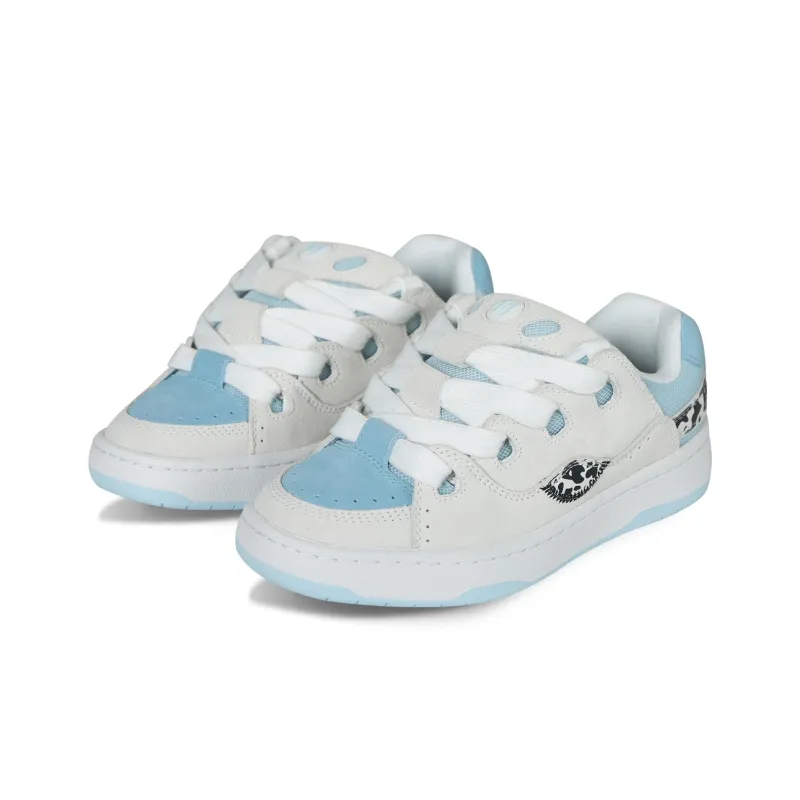 Ollieskate Low Top Skateboard Shoes Unisex Blue-3