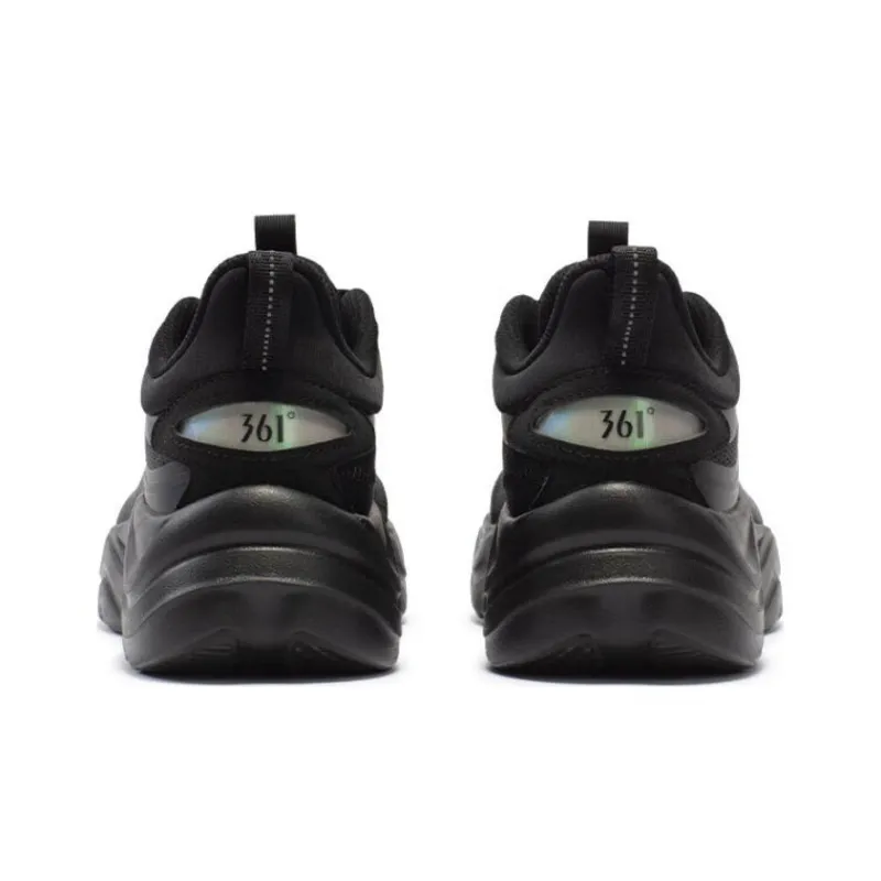 361° Slip Resistant Low Top Running Shoes Women's Black-3