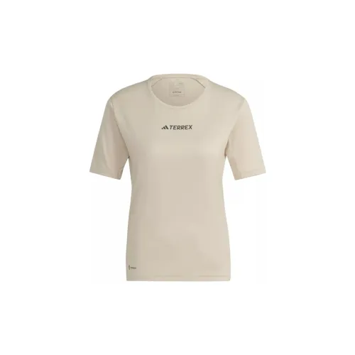 Adidas Terrex T-Shirts Women's Light Brown