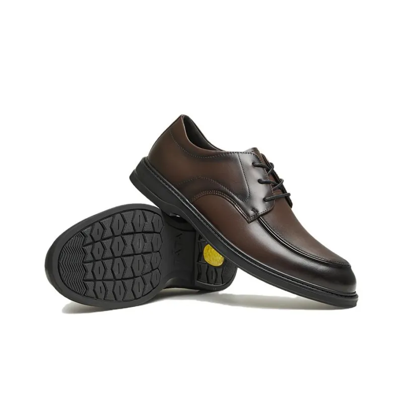 TATA Dress Shoes Men Low Top Solid Color-3