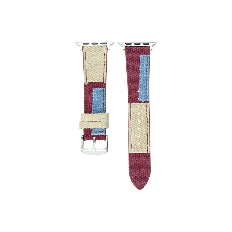 Yu Qing Apple Compatibility Watch Band Canvas Material-3
