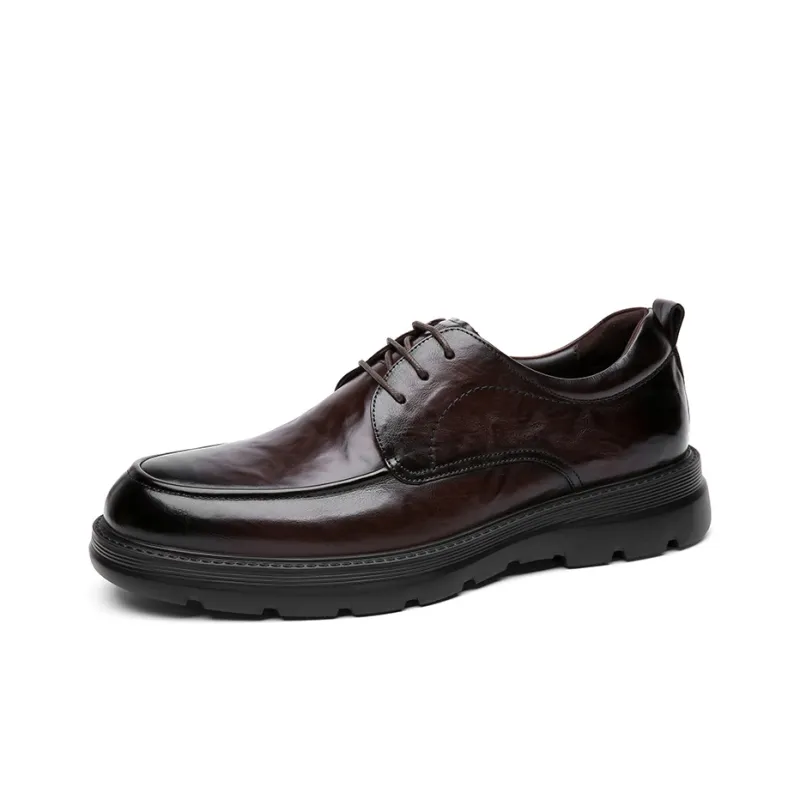 CROWN Dress Shoes Men's One Yard Larger-6