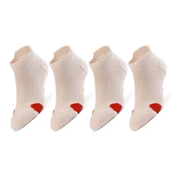MUSCLESWING Ankle Socks Men's 4 Pack Beige