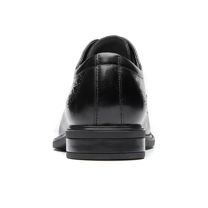 ST&SAT Dress Shoes Men Low Top Brown-2