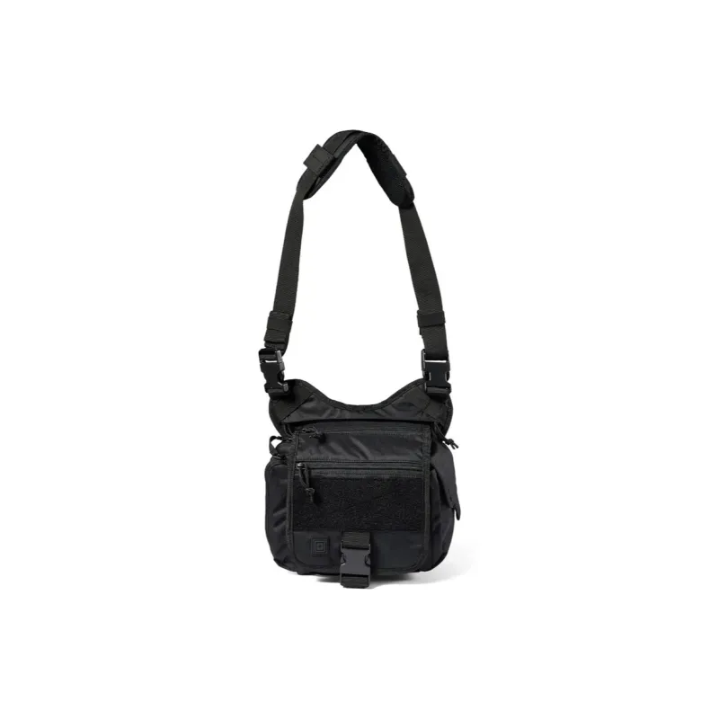 5.11 5L One Shoulder Crossbody Outdoor Bag Nylon Black/Outlaw Green Men's-0