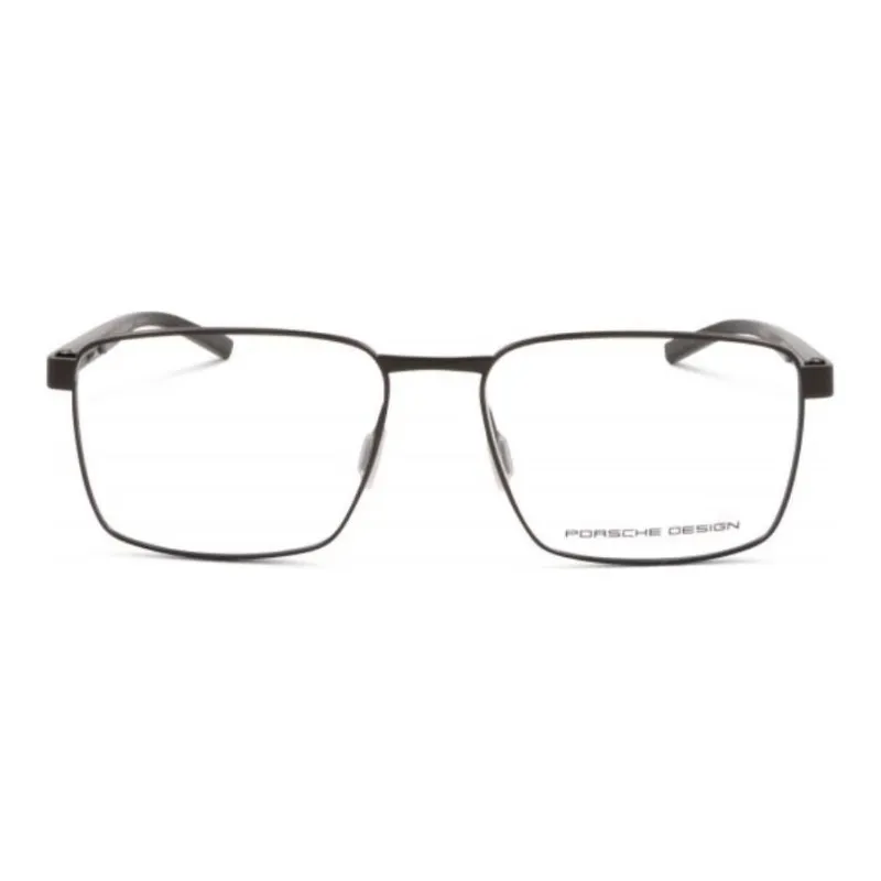 PORSCHE DESIGN Plate Frame Stainless Steel Square Eyeglass Frames Men's-1