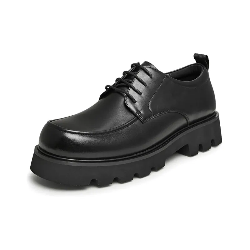 TATA Dress Shoes Men Low Top Solid Color-1