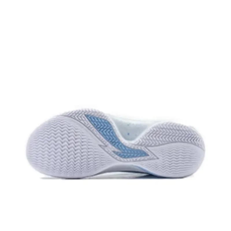 LiNing Shining Anti Slip Wear Resistant Low Top Basketball Shoes Men's White Blue-3