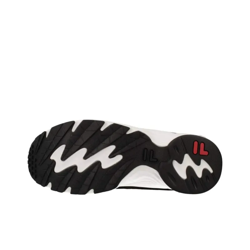 FILA Cushioning Slip Resistant Low Top Casual Shoes Women's Black Pink-3