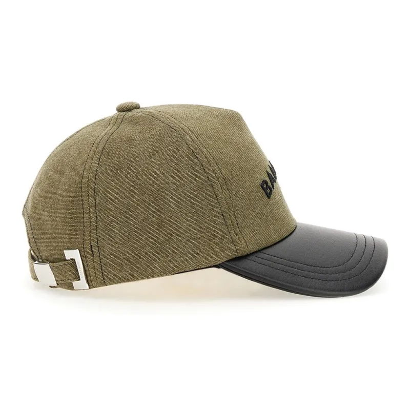 BALMAIN Logo Embroidered Cap-1