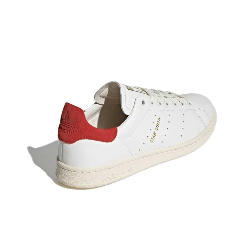 Adidas Stan Smith Lux Cloud White Cream White Red-3