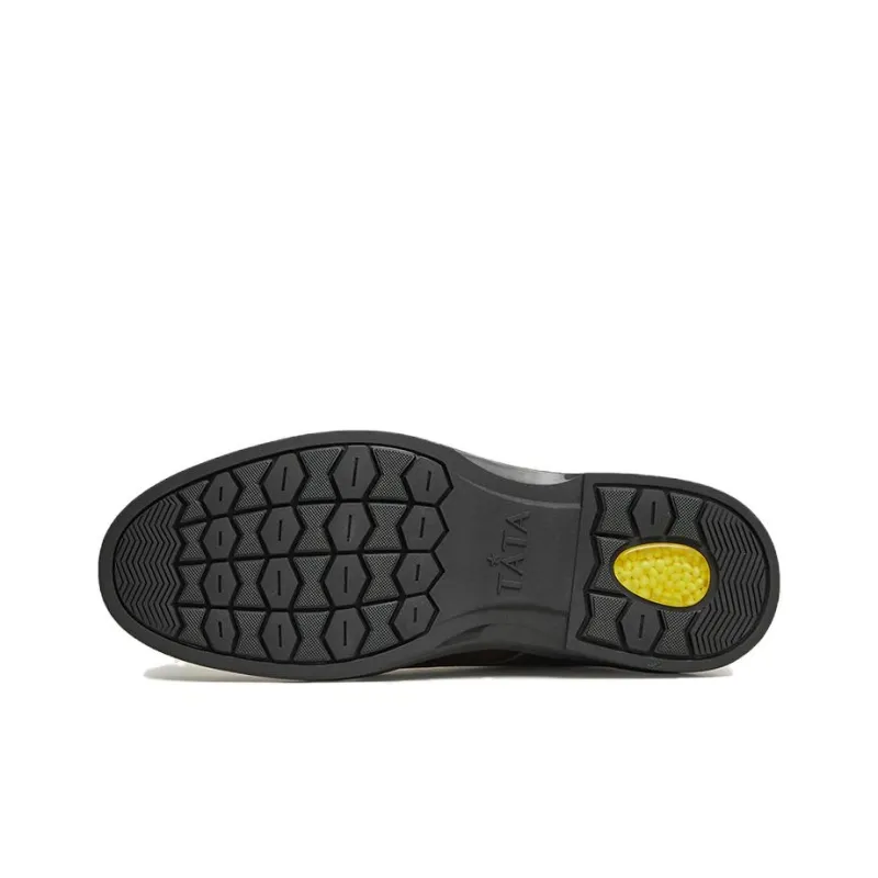 TATA Dress Shoes Men Low Top Solid Color-5