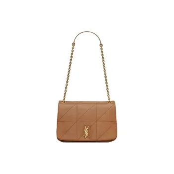 SAINT LAURENT Jamie Sheepskin Portable Crossbody Bag, Shoulder Bag Women's Light Fox Color