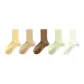 Mustard Yellow+Wheat+Medium Coffee+Aqua Green+Milk White
