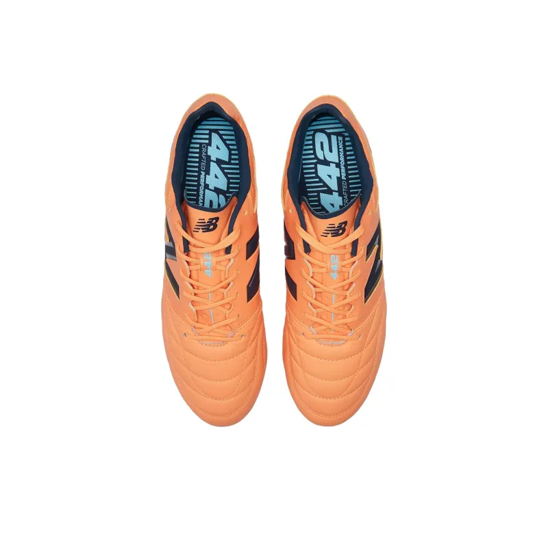New Balance 442 V2 Pro HG H2 Slip Resistant Soccer Shoes Unisex Orange-2