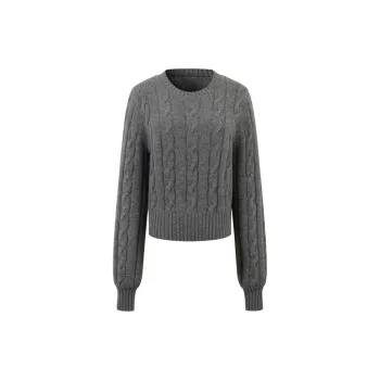 Three Quarters Sweater Women's Gray