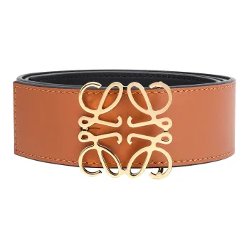 LOEWE Anagram Leather Belts Unisex