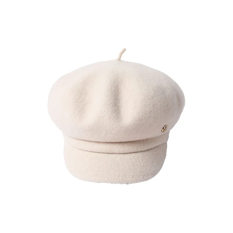 LE TISSERAND 100% Sheep Wool Berets Women's-1
