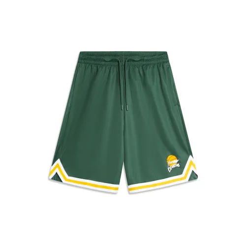 LINING Sports Life Collection Sports Shorts Men Maple Tree Green