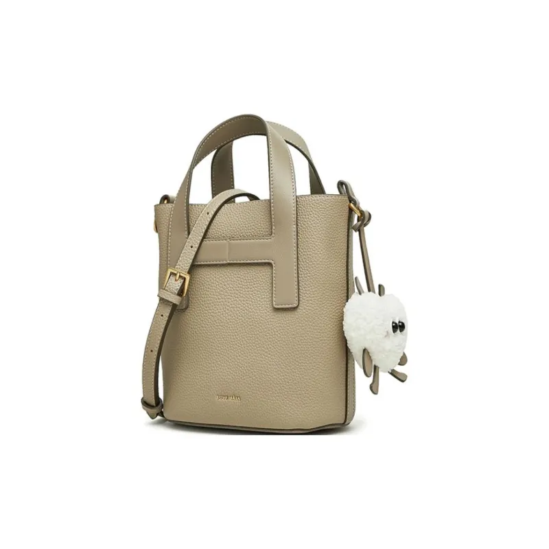Tata Artificial Leather Bucket Bag, Crossbody Handbag, Shoulder Bag Medium Size Women's-15