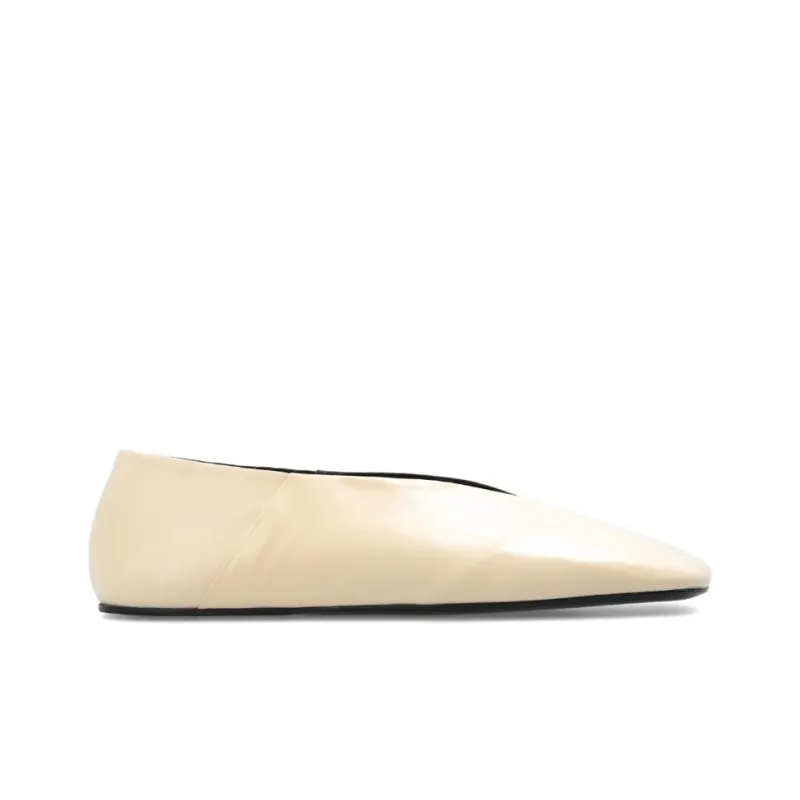 JIL SANDER Two-Toned Square-Toe Barellina Shoes Women's-1