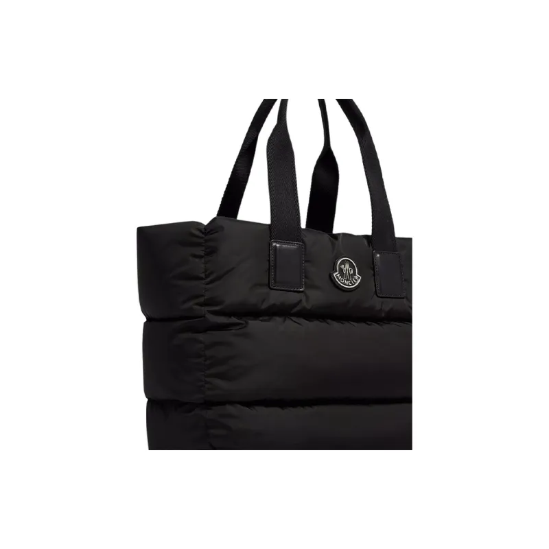 Moncler Nylon Tote Bag Shopping Bag Handbag Women's Black-3