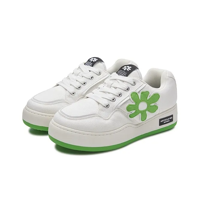 ARTICLE NO. Low Top Skateboard Shoes Unisex Apple Green-4
