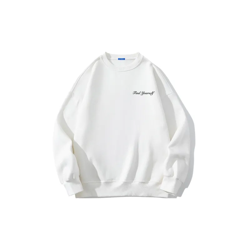Find Yourself Sweatshirt Unisex White-1