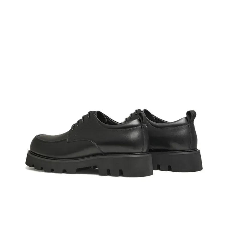TATA Dress Shoes Men Low Top Solid Color-2