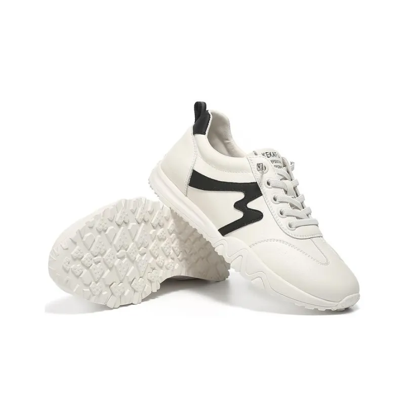 KEKAFU Lightweight Height Increasing Low Top Casual Shoes Women's-3