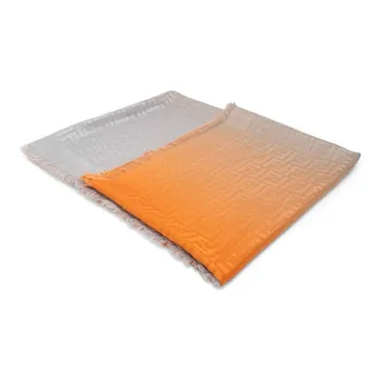 FENDI Silk Scarves Women's Orange