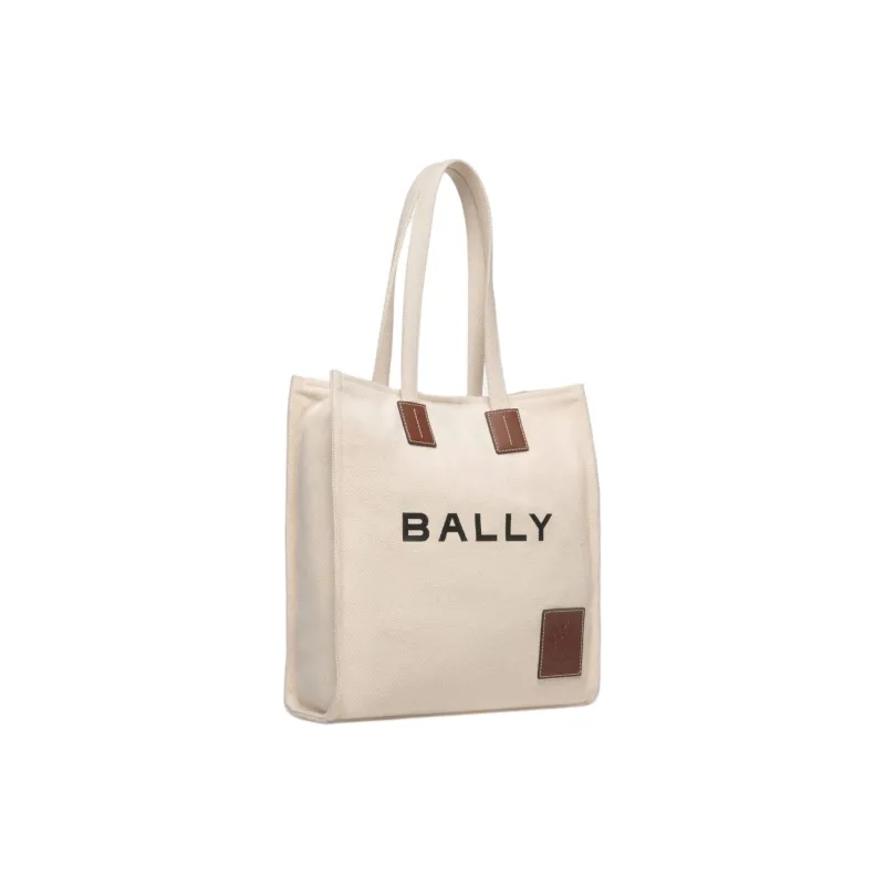 BALLY Canvas Canvas Bag One Shoulder Handbag Regular Women's White-2