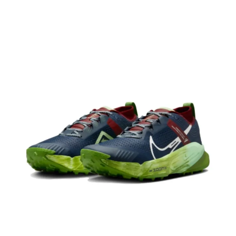Nike ZoomX Zegama Thunder Blue Chlorophyll Dark Team Red Summit White-2