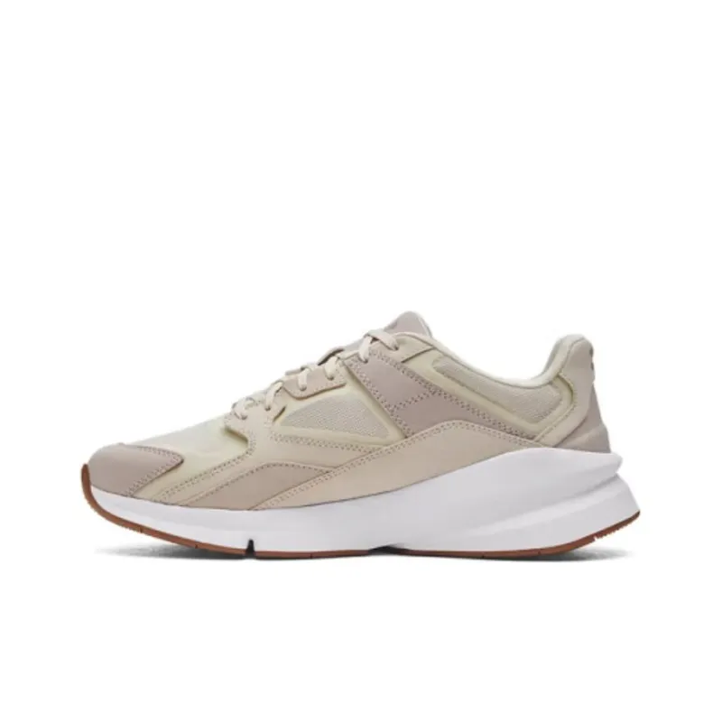 Under Armour Cushioning Breathable Low Top Casual Shoes Unisex Ecru-0