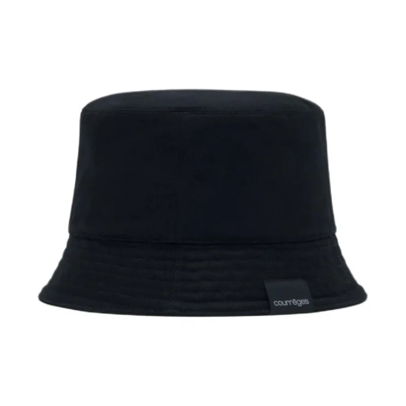 COURREGES Logo Embroidered Bucket Hat-1