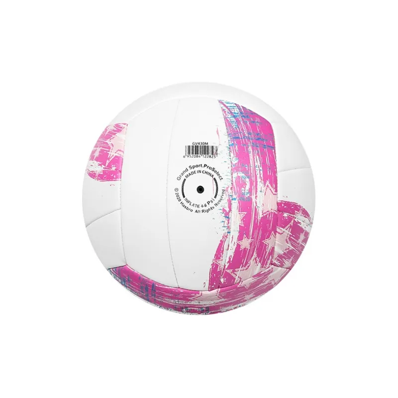ProSelect Microfiber Leather Size 5 Ball Volleyball Unisex Pink White-4